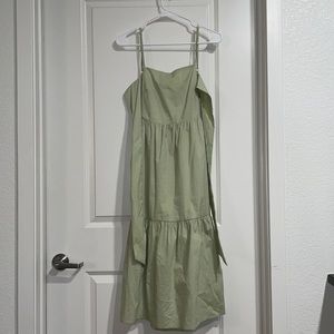 Light green, flowy sundress.